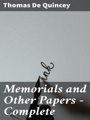 cover image of Memorials and Other Papers — Complete